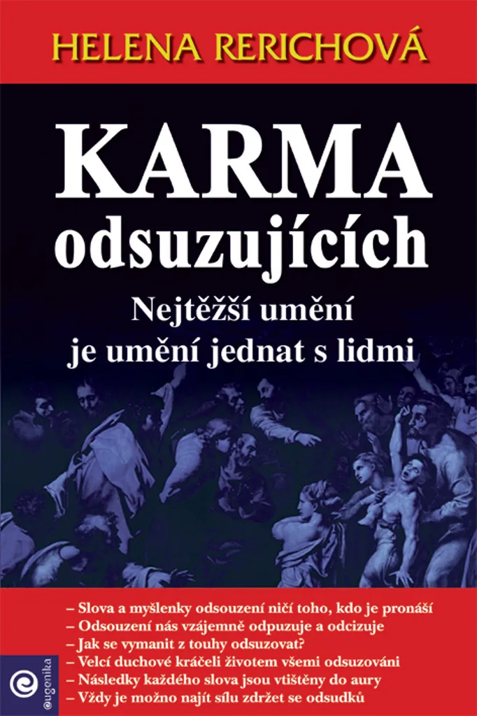 Livre de spiritualité Karma odsuzujících Helena Rerichová broché rare