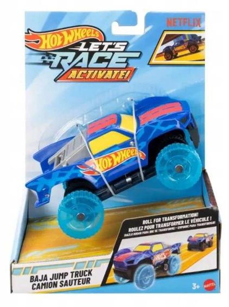 Hot Wheels Auto trasformabile 1:32 Let's Rac - Mattel Immagine del prodotto 