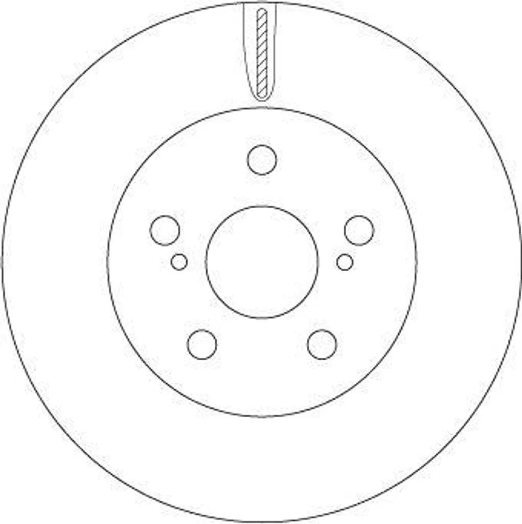 Fini les vibrations ! Disque de frein TRW DF6734 pour Prius OE 4351247060 neuf
