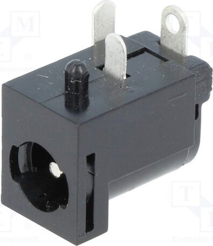 1x Buchse 5,5mm männlich zur DC-Stromversorgung 5,5/2,1mm 2,1mm 4840.2202 DC Stec