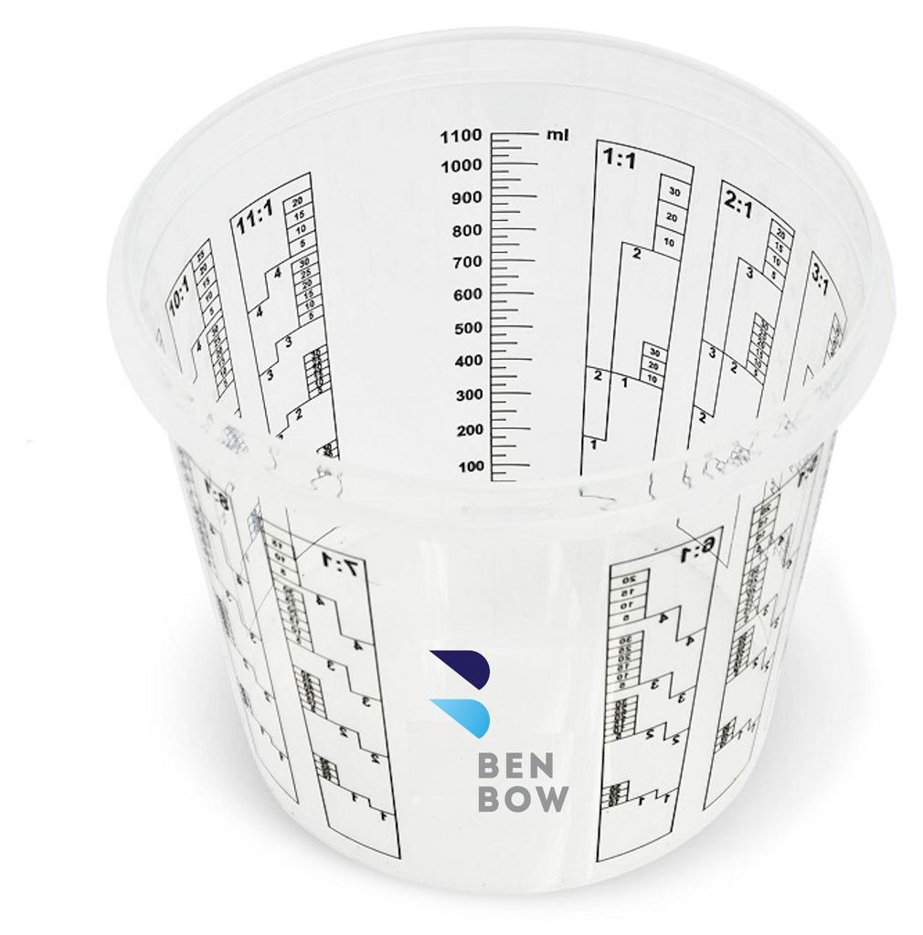 Benbow Profi-Messbecher mit Deckel 50x 1370ml mit Produktbild 