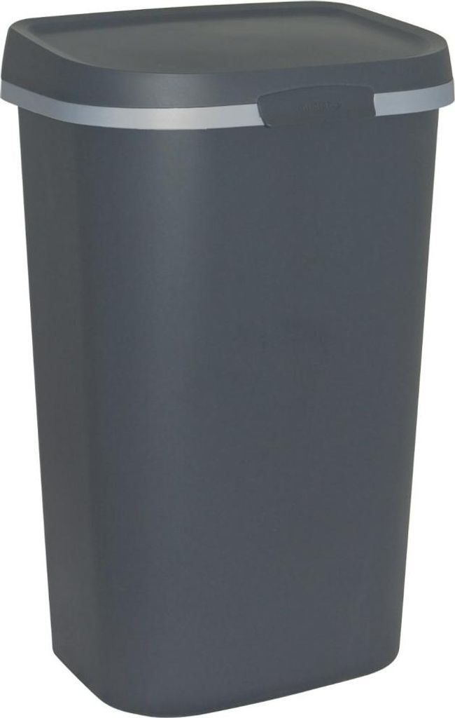 Curver Mistral Cestino per rifiuti piatti 50L Antracite Immagine del prodotto 
