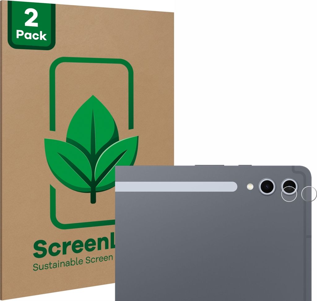 2x ScreenLeaf Schutzfolie für Samsung Galaxy Tab S10 Ultra WiFi / 5G nachhaltiger Displayschutz Display Schutz Folie Klar Transparent