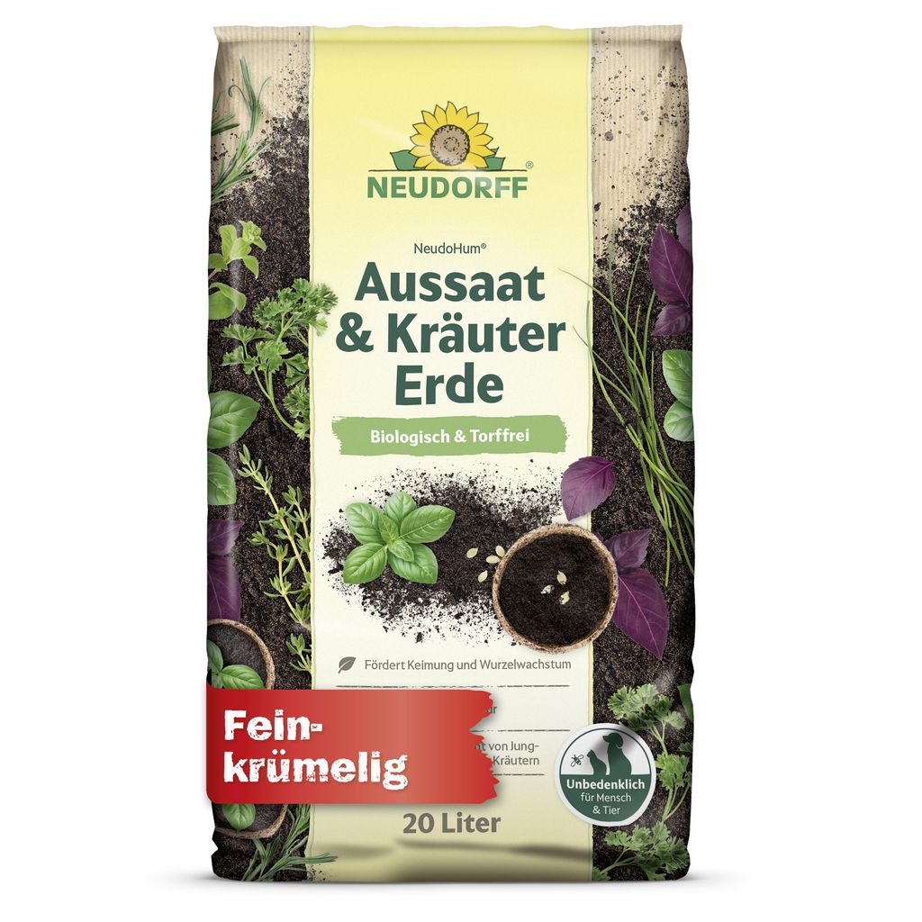 Neudorff NeudoHum Aussaat- und KräuterErde 20 Liter Produktbild 