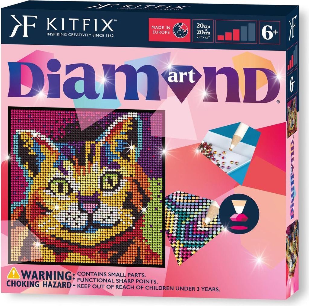 Kitfix Diy Set Diamond Art Kätzchen