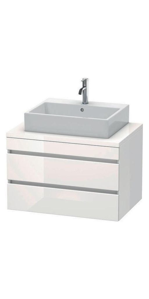 Konsolenunterschrank DURASTYLE 512x800x548mm betongrau matt/weiß matt betongrau matt/weiß matt
