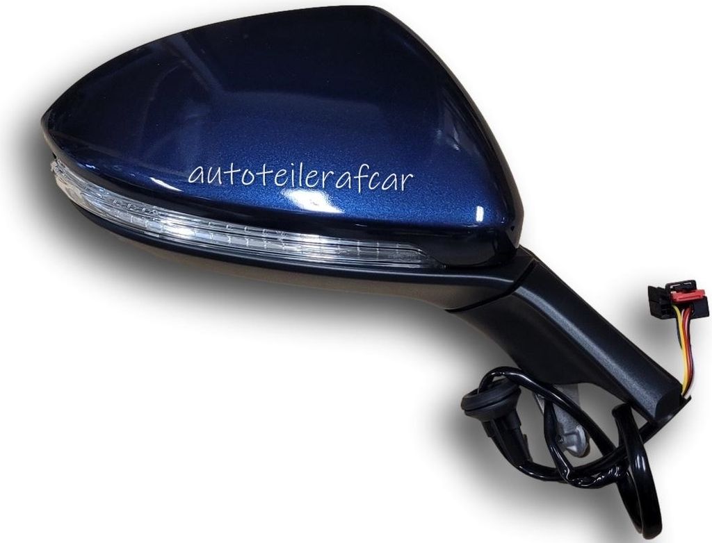 Außenspiegel Spiegel rechts elektrisch für Für VW GOLF VII 2012 - 21 blau LH5X