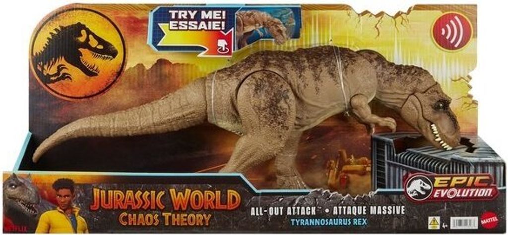 Mattel Jurassic World Zbesilý útok Chaos Theory T-Rexa so Obrázok produktu 