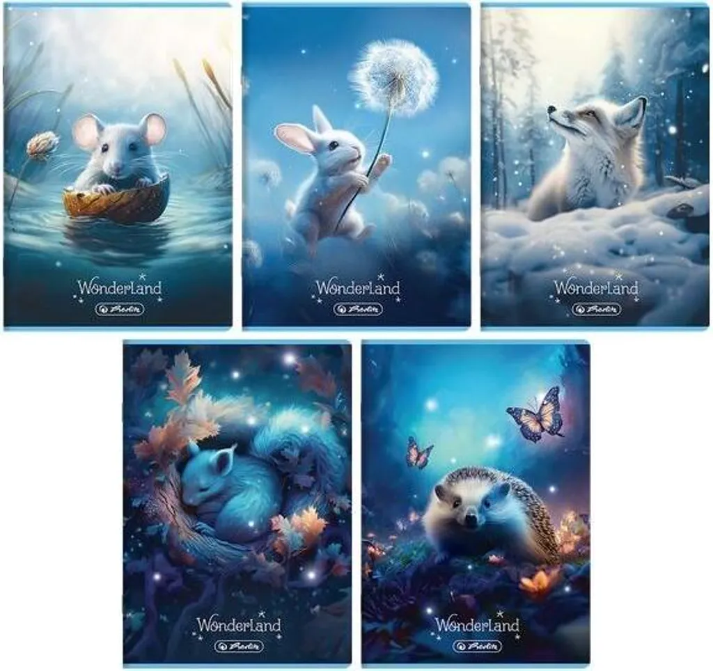 20 Quaderni Alice nel Paese delle Meraviglie A5 - Magia sulla Carta