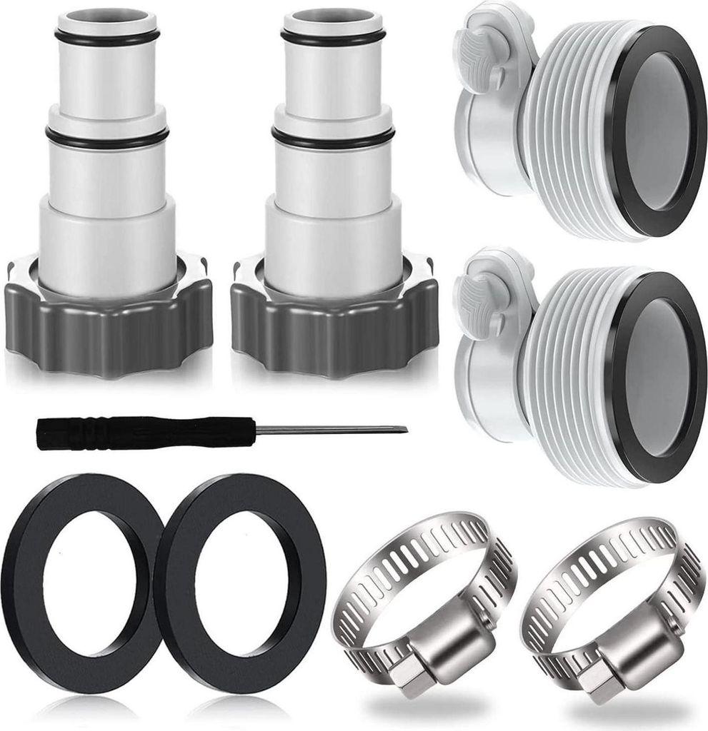 confezione da 4 adattatori per tubo piscina Intex Ø 32 38 Immagine del prodotto 