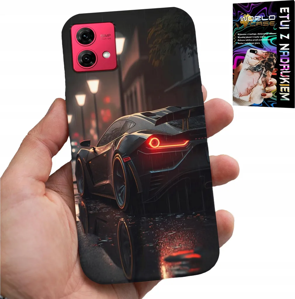 Cover Motorola Edge 40 Neo Design Auto - L'estetica della Velocità