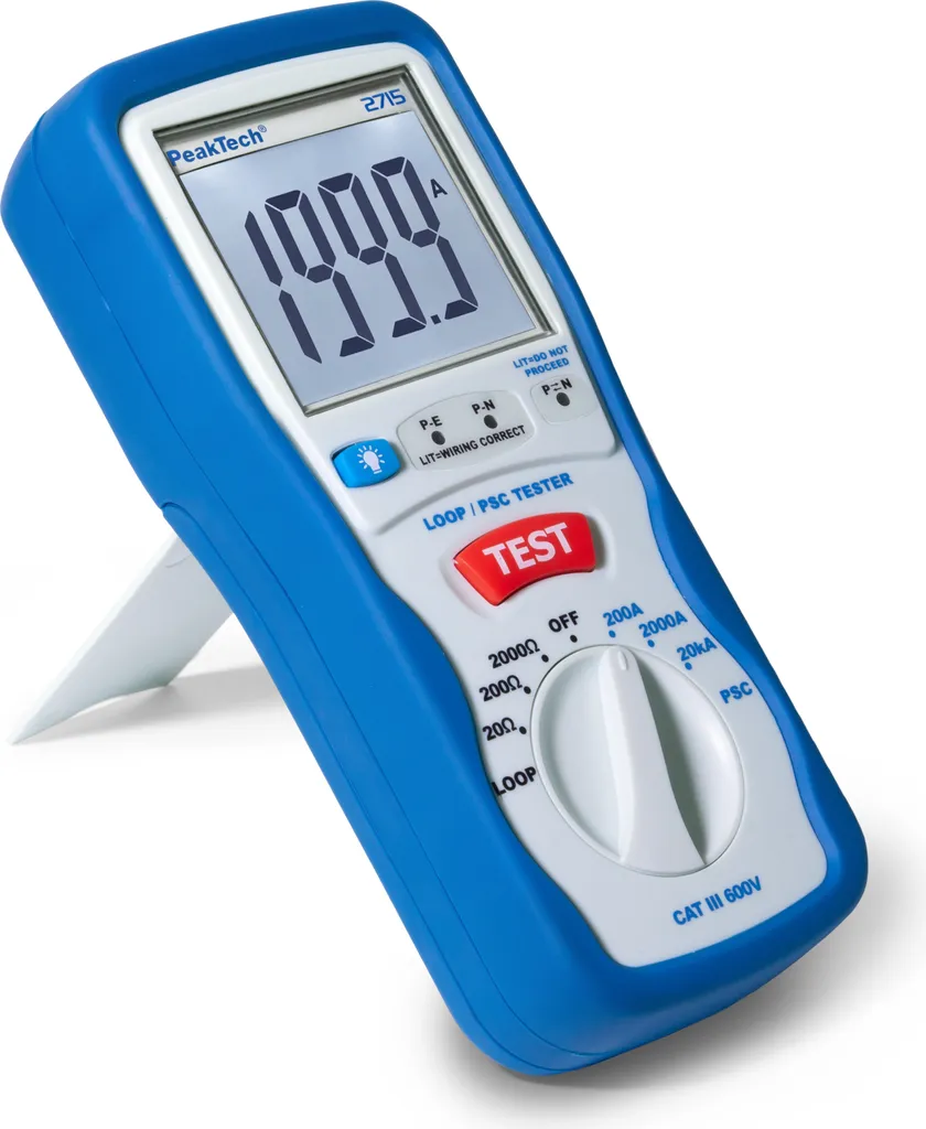 Testeur numérique de boucle LOOP PSC P 2715 avec mesure de courant