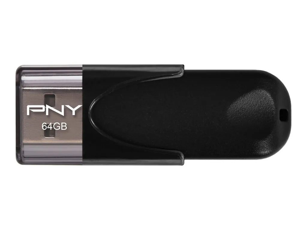 Pennetta PNY 64GB Attaché 4 USB 2.0 - Ideale per Scuola e Ufficio