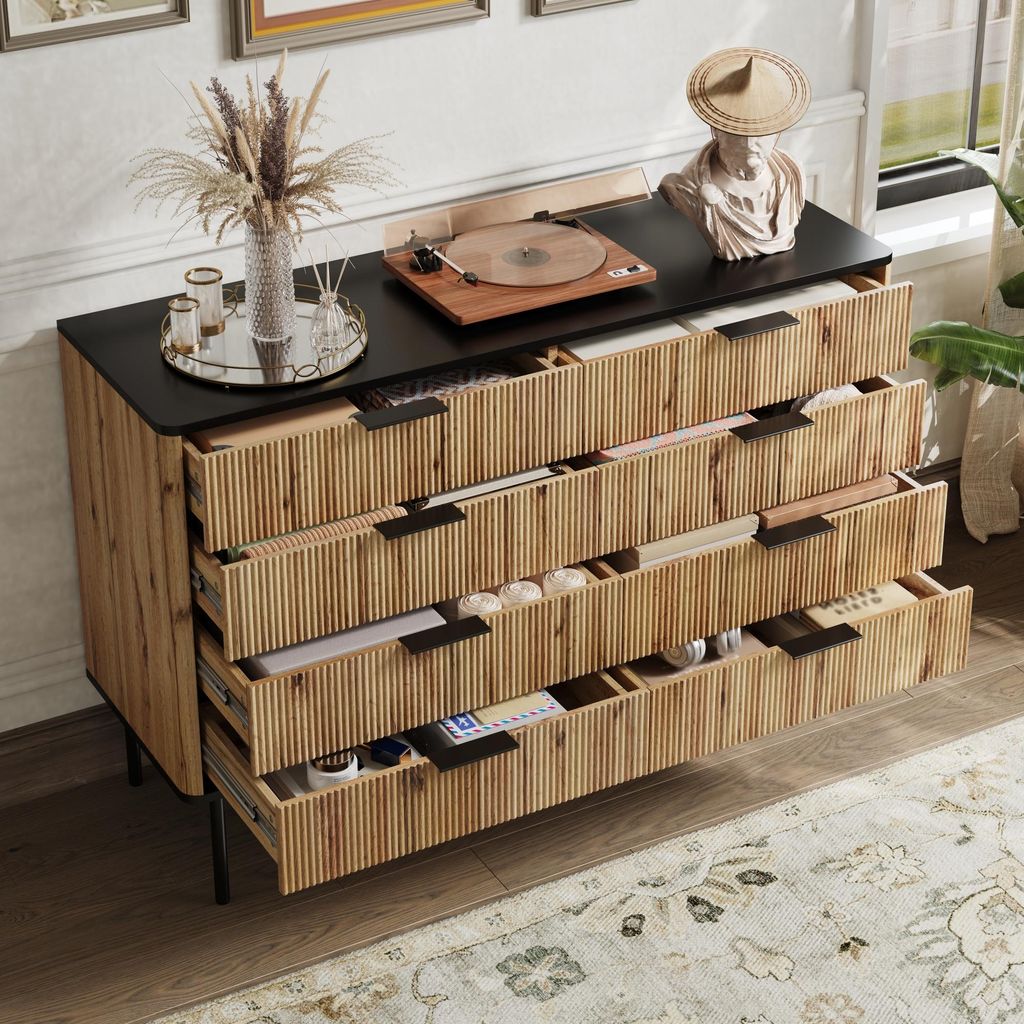 MODFU Moderne Sideboard Aufbewahrungsschrank mit stabilen Produktbild 