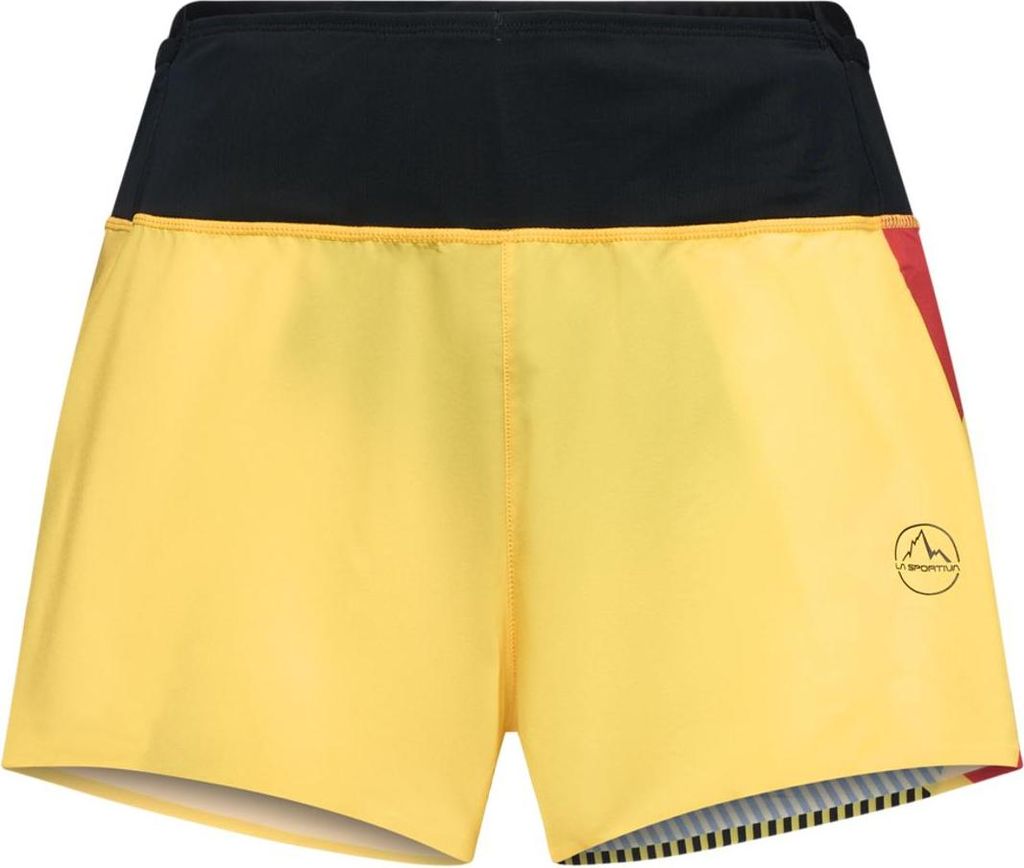 Flow 3' Short M - Leichte Trailrunning-Shorts für Herren - La Sportiva, Größe:S, Farbe:K00Y00-Black/Yellow