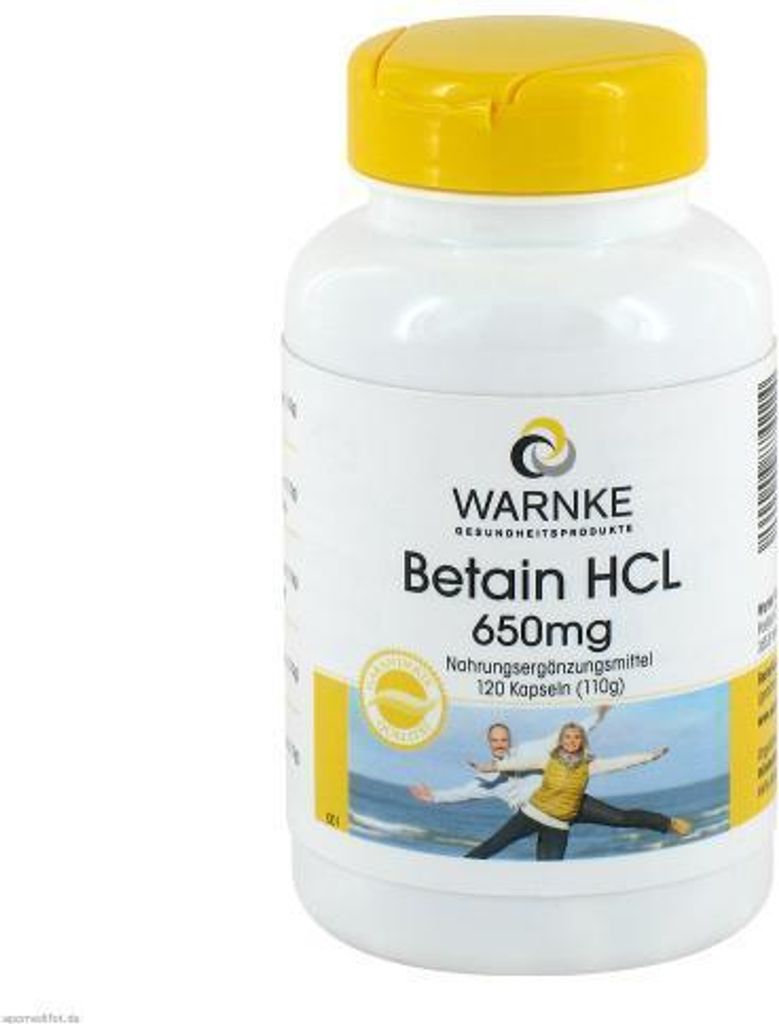 Betain Hcl 650 mg Kapseln 120 St