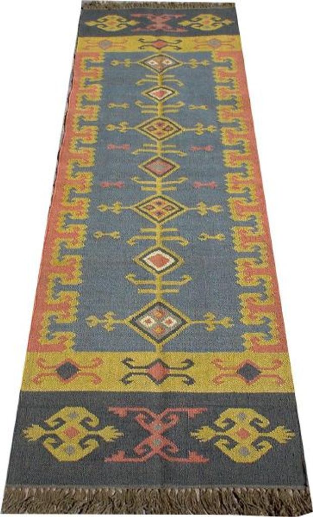 Orientalischer Grob Gewebter Kelim Teppiche 250*80 cm - Produktbild 