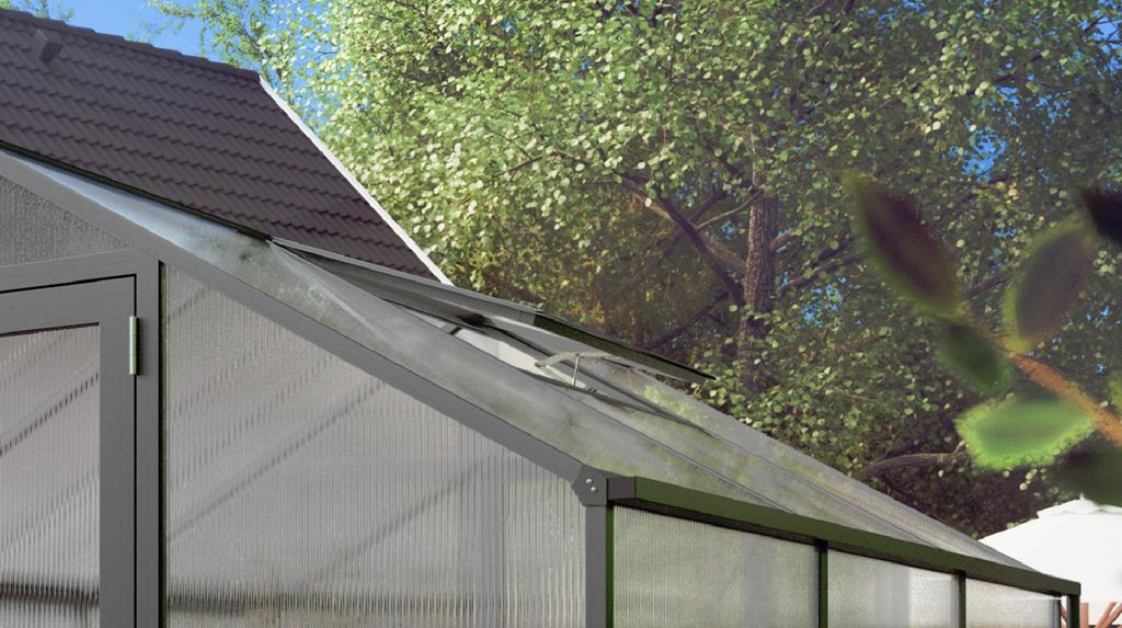 KGT Zusätzliches Dachfenster für Gewächshaus "Tulpe" anthrazit-grau Tulpe