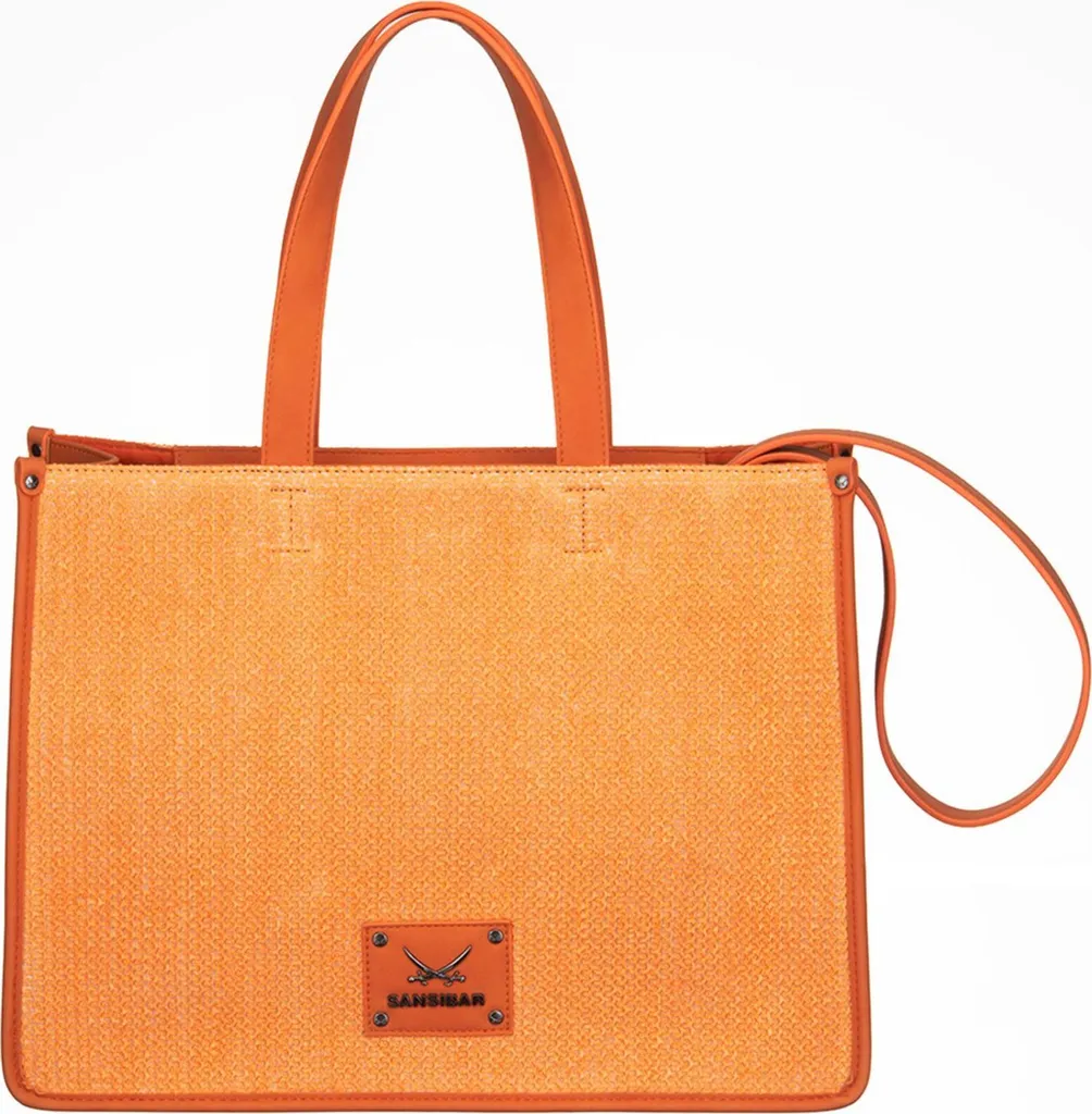 Grand Sac de Ville Sansibar Orange - Idéal Travail et Loisirs Tote Bag Chic