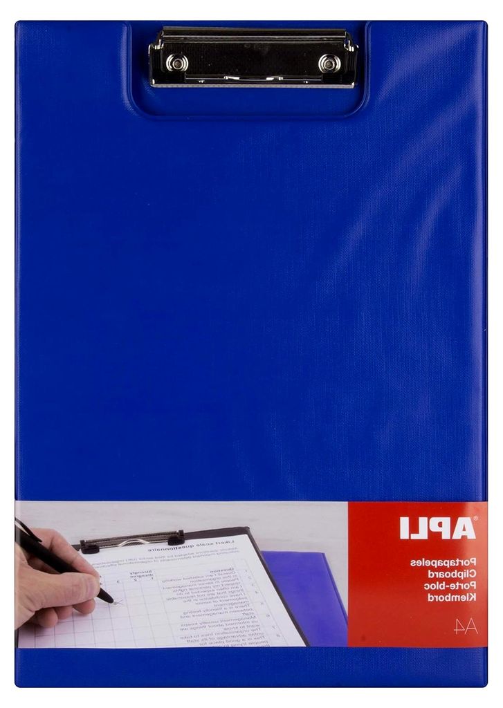 Klemmbrett mit blauer Klappe, A4