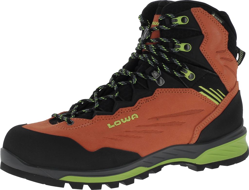 Lowa Cadin 2 GTX Mid Bergschuhe flame/limone UK 9,5 - EU 44