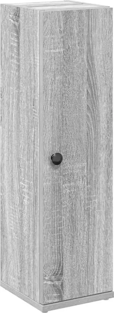 Mobile Bagno con Portarotolo Grigio Sonoma 20,5x22x72 | Facile Montaggio