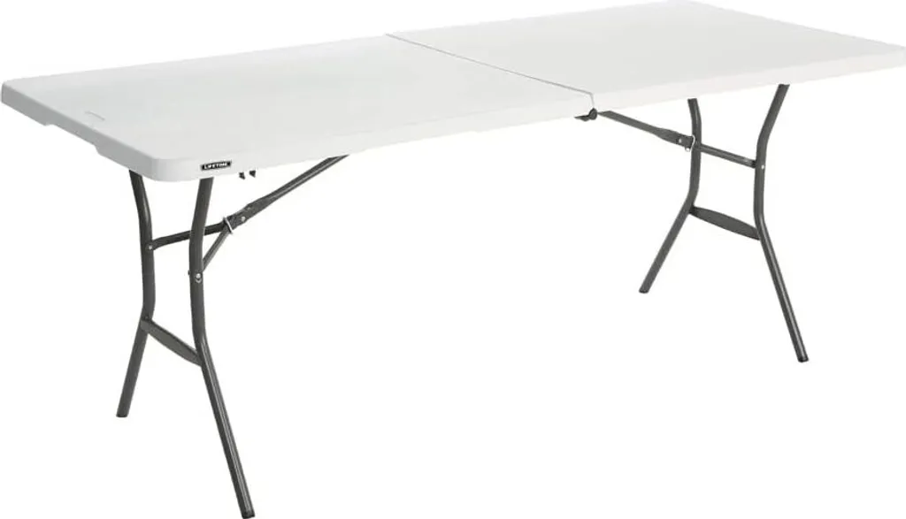 Table pliante Tyrell 183x76 cm multicolore gain de place pour l'extérieur