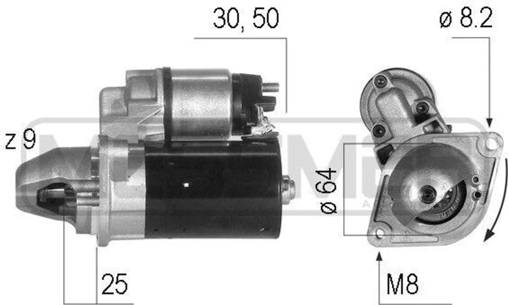 ERA 220211A - OE 55353237 Anlasser, Starter für Mito (955), Aveo (T300), Nemo, Idea, 500 (312), Doblo, Fiorino, Punto, Linea, Panda, Qubo, Strada, Agila A, Agila B, Astra H, Astra (A04), Astra J, Combo, Combo (X12), Combo Tour, Combo Tour (X12), Corsa C (X01), Corsa D (S07), Meriva (X03), Meriva B (S10), Tigra Twintop (X04), Bipper (AA), Bipper Tepee - 1