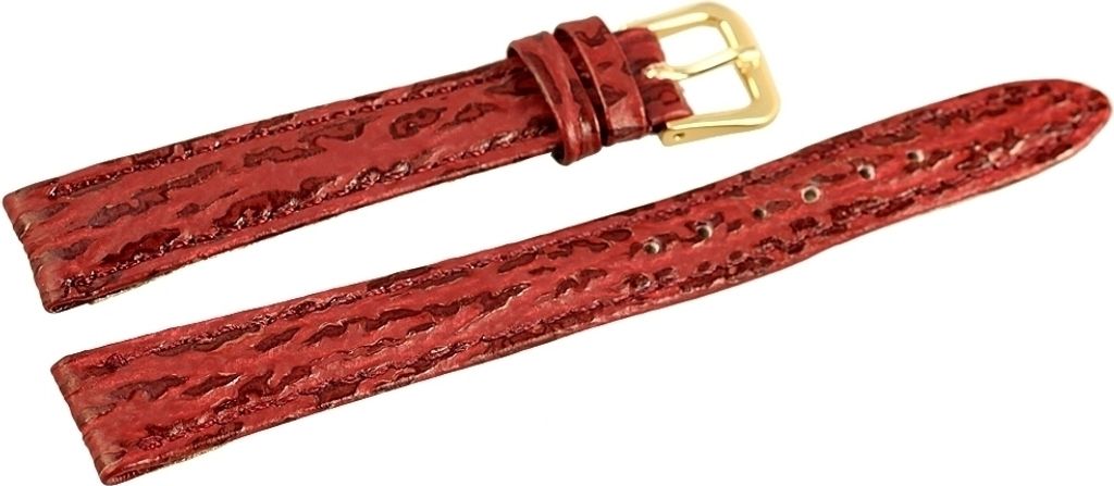 Echt-Lederband dunkel rot 12mm