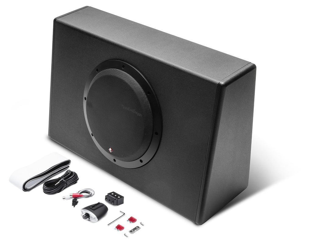 Rockford Fosgate P300-10T, 300 W, 25 - 200 Hz, 50 - 200 Hz, 25,4 cm (10"), D, Schwarz