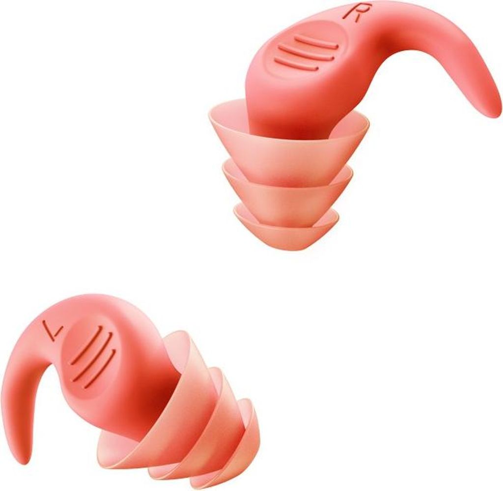 INF Geräuschreduzierende Silikon Ohrstöpsel zum Schlafen - 1 Paar, Komfortabel Rosa