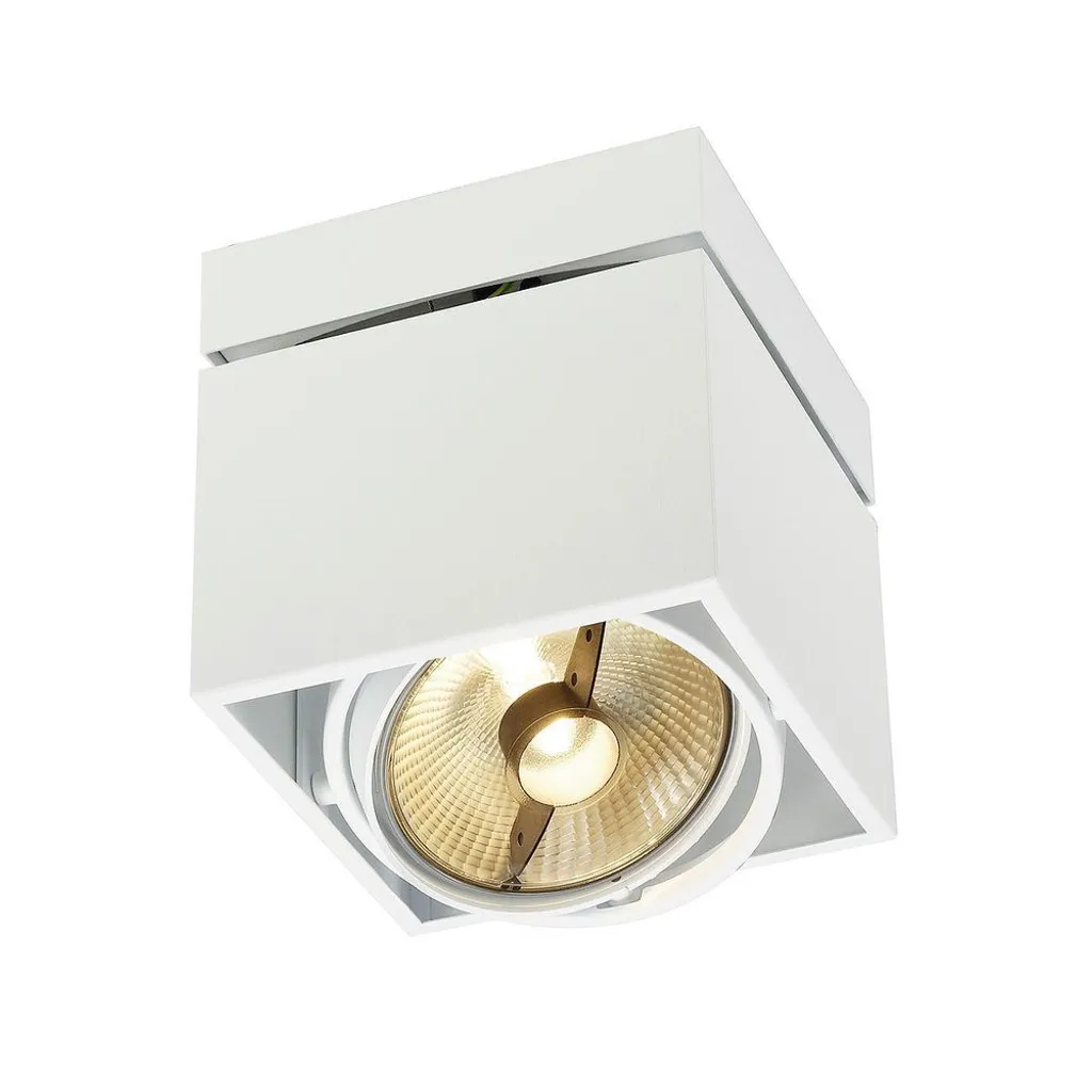 Luminaire de plafond blanc KARDAMOD SURFACE SQUARE ES111 orientable 230V