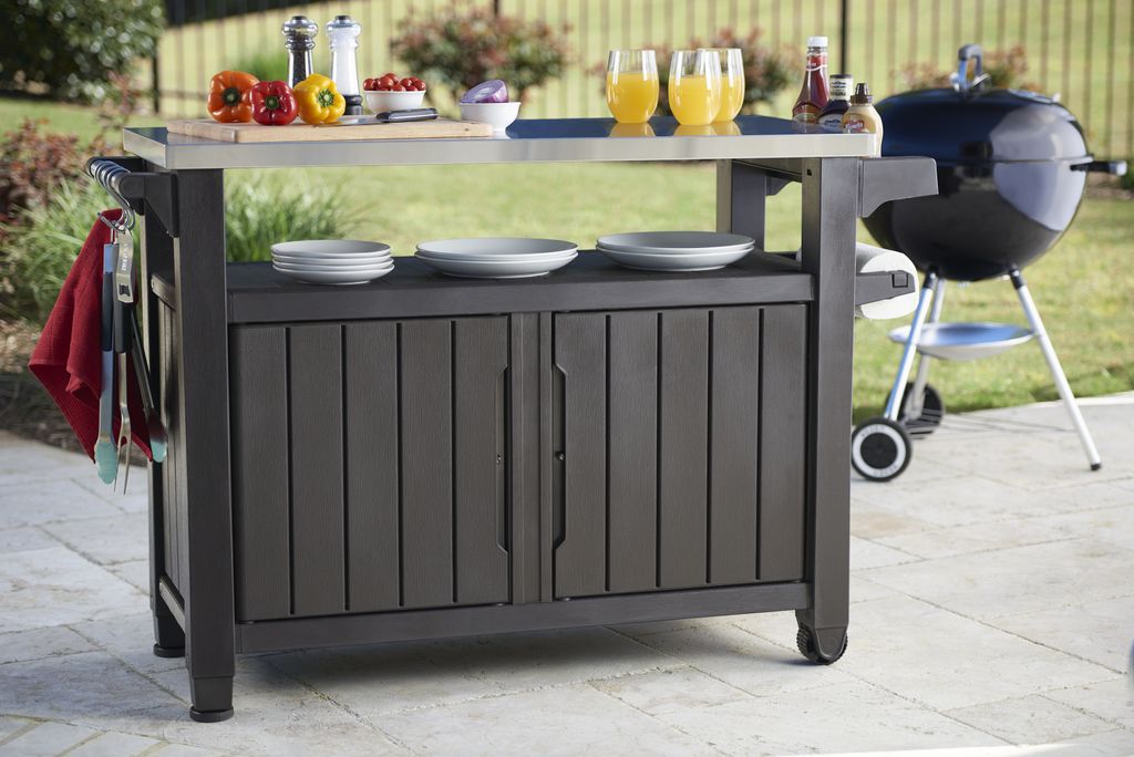 Keter BBQ Beistelltisch Unity XL, wetterfest
