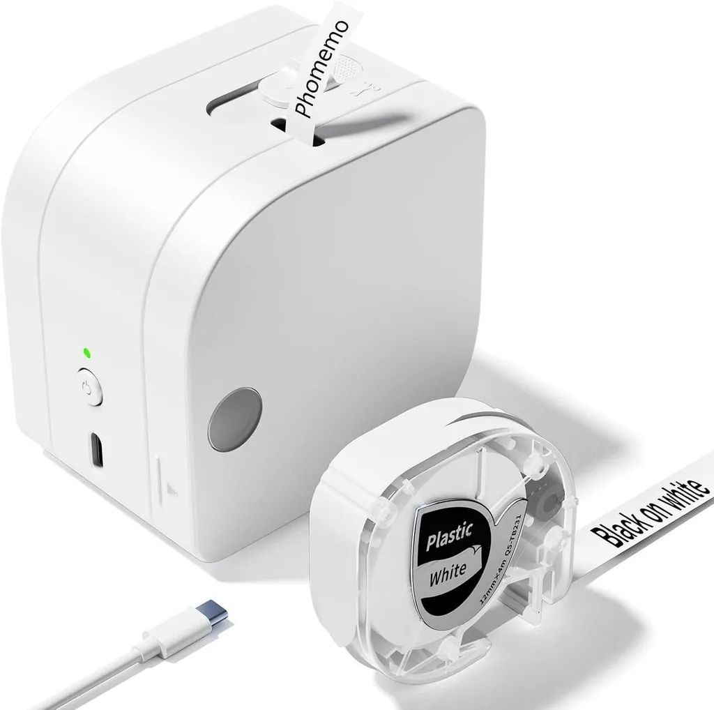Mini Étiqueteuse Autocollante Sans Fil Phomemo P12 Haute Résolution 12mm
