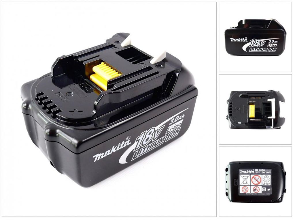 Makita 193533-3, Bateria, 3 Ah, 18 V, Makita, Czarny, 1 Zdjęcie produktu 