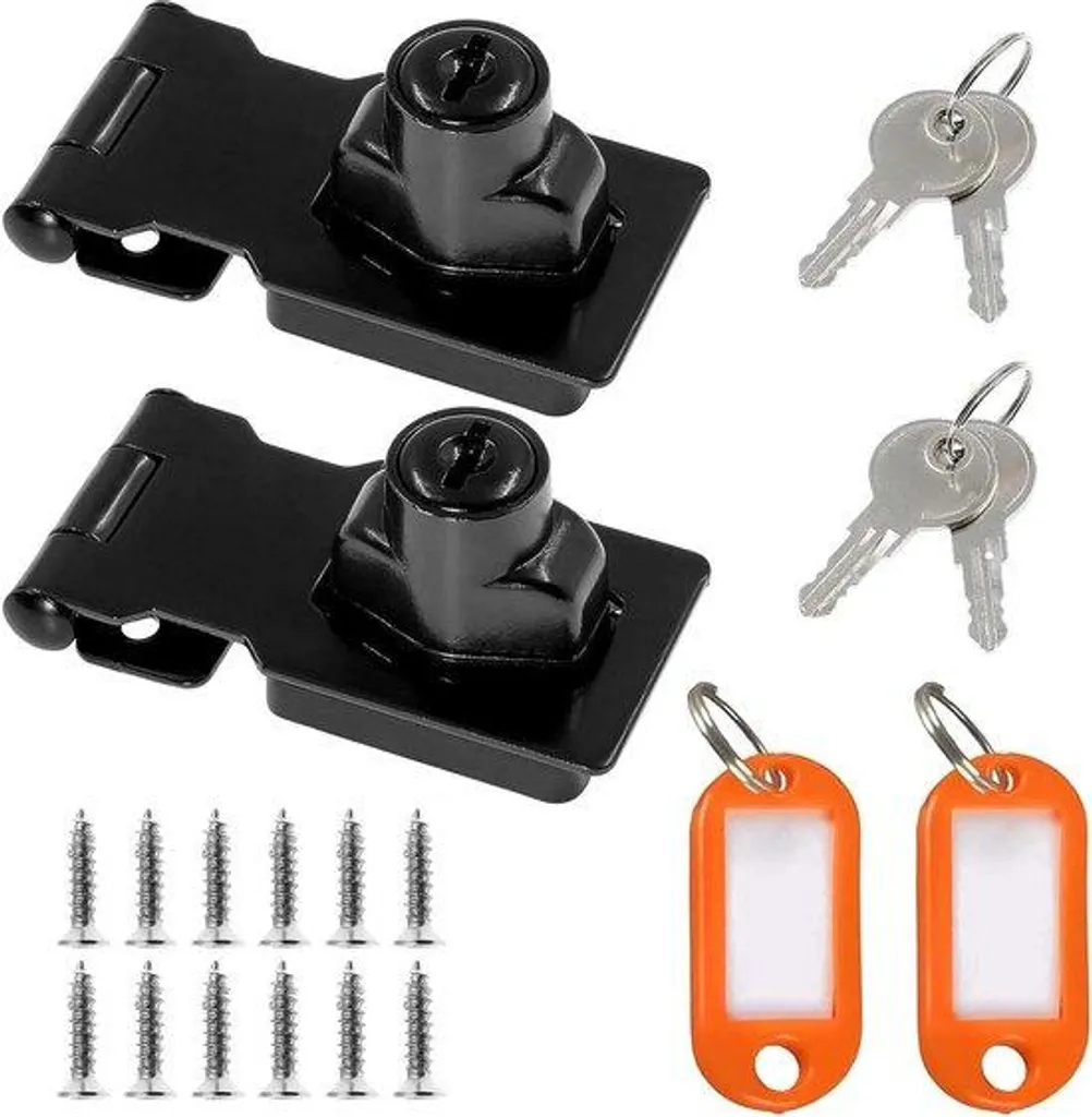 Serrure à fil avec gâches réglables 16 mm et clés de secours pour accès