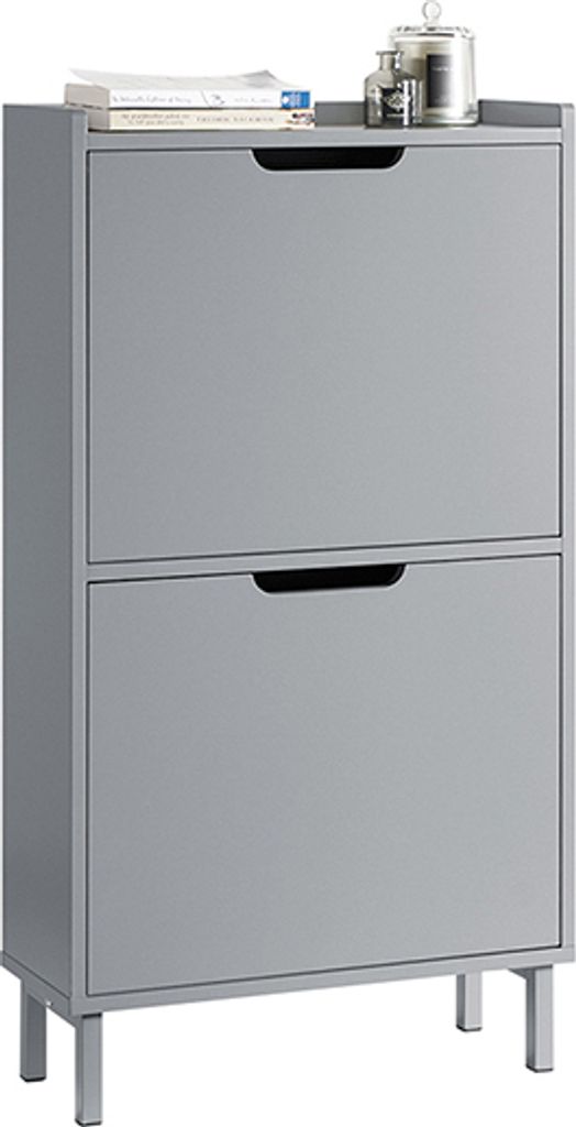 SoBuy FSR151-HG Schuhkipper mit 2 Klappen Schuhschrank Produktbild 