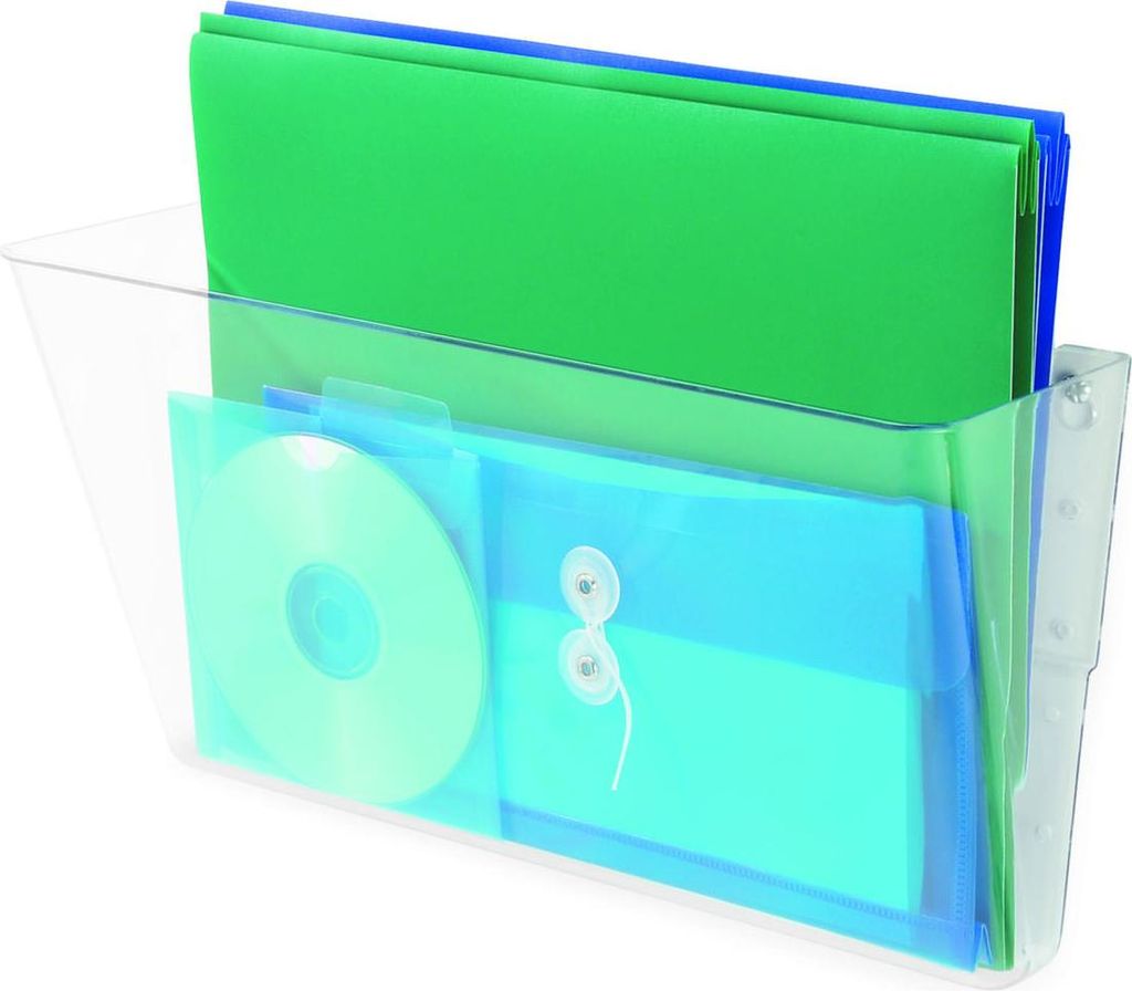 Magnetoplan 73101 Wandprospekthalter ''DocuPockets'' magnetisch A4 Querformat