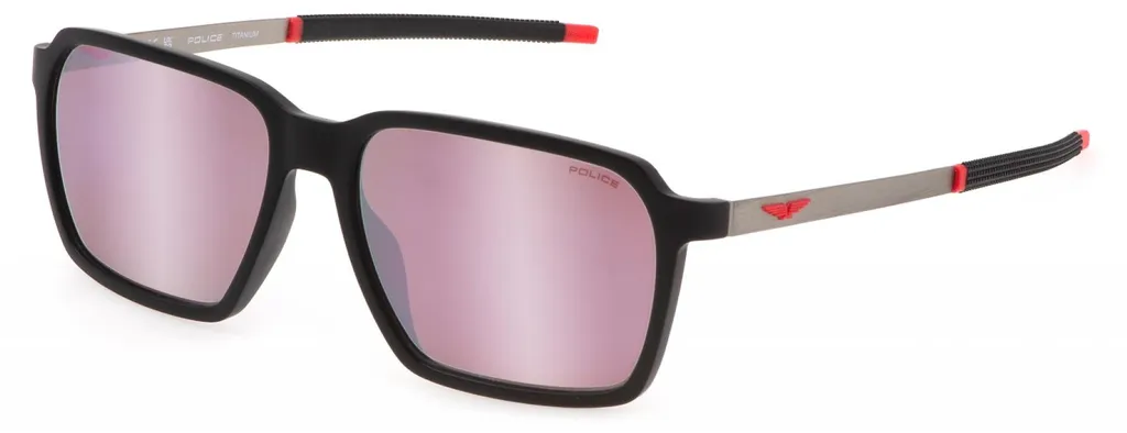 Lunettes de soleil Police Noires SPLL1658u28z avec Verres Polarisants