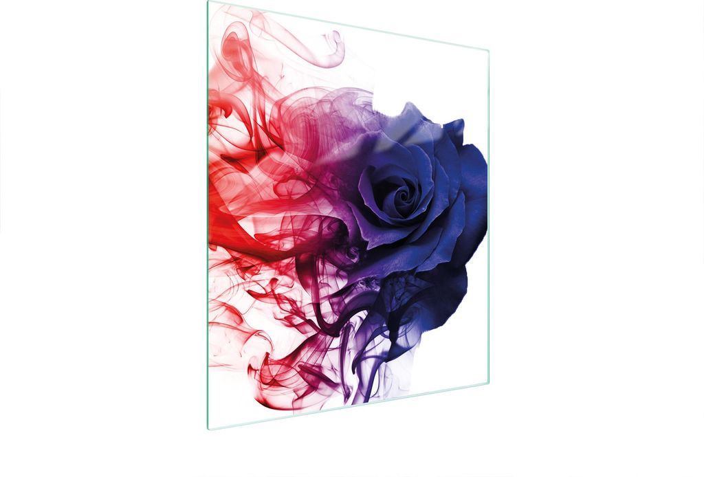 Glasschneidebrett 45x52 Rose