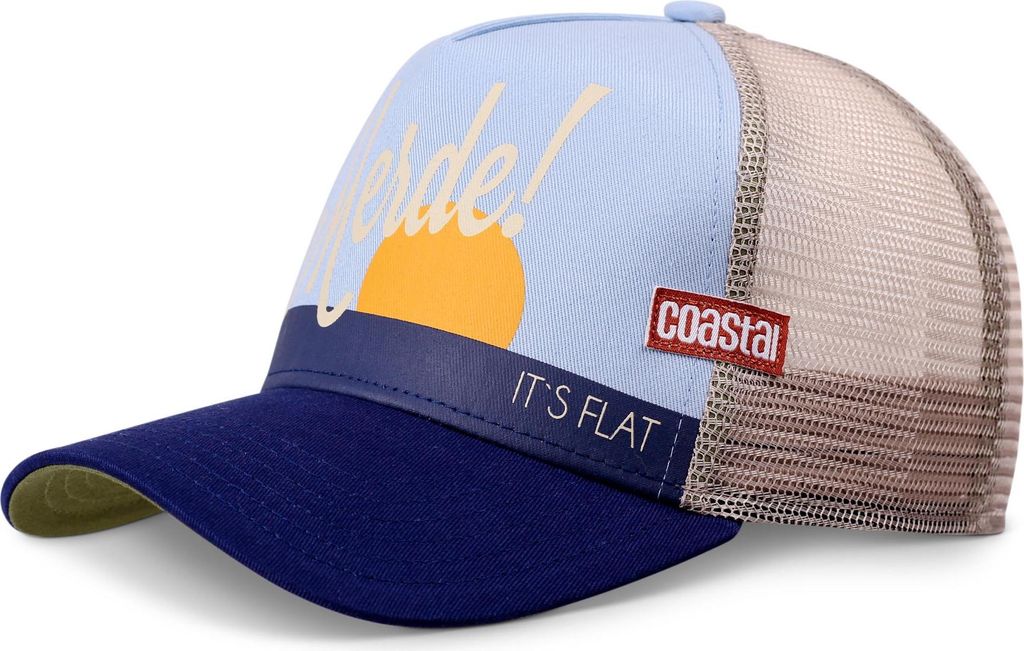 Coastal HFT Merde Trucker Mesh Cap Bleu
