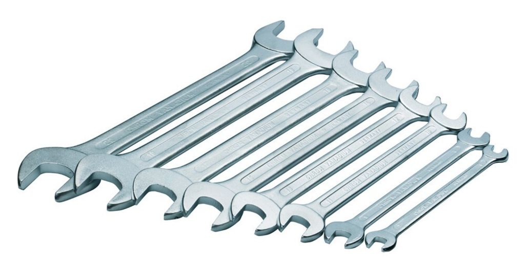 Cimco 112312 - Chrom-Vanadium-Stahl - Chrom - 8x9,10x11,12x13,14x15,16x17,18x19,20x22,21x23,24x27,25x28,30x32 - DIN 3110/ISO 3318 - 12 Stück(e)