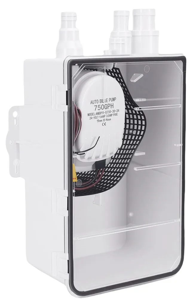Pompe douche automatique 750 GPH : fini l'eau stagnante en bateau et van