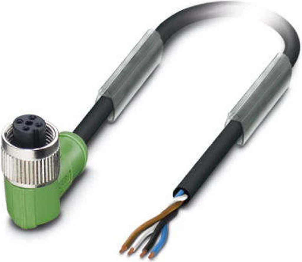 Phoenix Contact Sensor-/Aktor-Kabel M12 (90°) Buchse offen 3.00 m (SAC-4P- 3,0-PUR/M12FR)