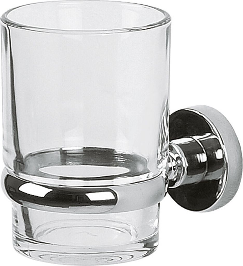 spirella ATLANTIC CHROME/CLEAR TOOTHMUG