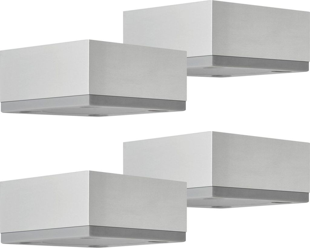 SOTECH 4er Set Möbelfüße MOTEL | silber | 65 x 65 mm | Höhe Produktbild 