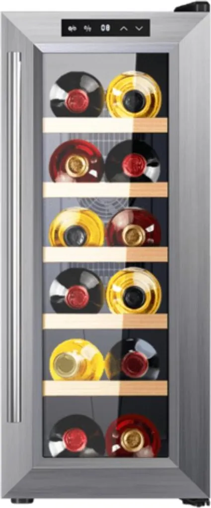 Cave à vin Cecotec GrandSommelier 1270 CoolWood pour 12 bouteilles