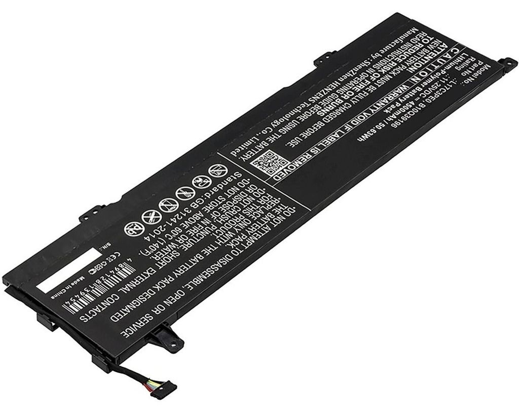 Akku für Lenovo Yoga 730-13IKB Li-Pol 11,25 Volt 4500 mAh Produktbild 