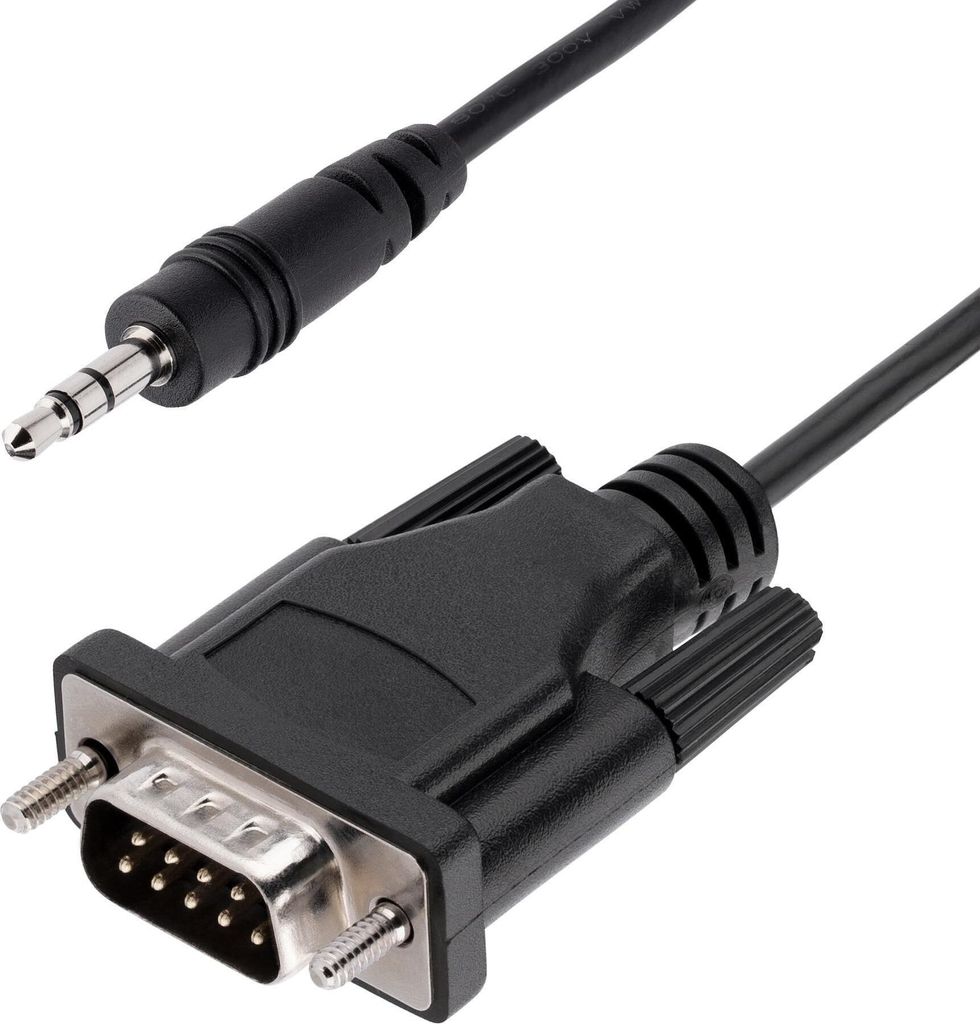 StarTech.com 1 m DB9 auf 3.5mm serielles Kabel für Gerätekonfiguration