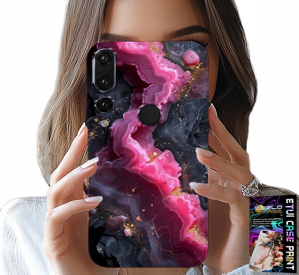 Hülle Für Huawei P20 Pro - Rosa Marmorrücken, Modische Designs